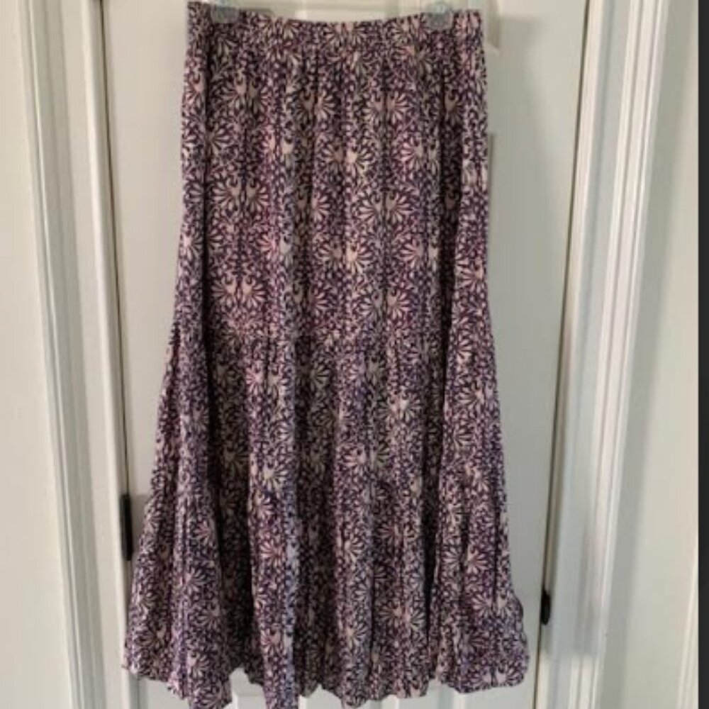 Madewell Floral Maxi Skirt, size L - Picture 2 of 3